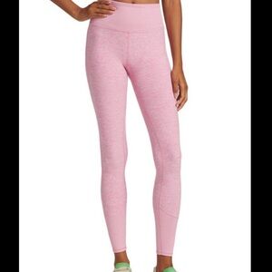 Alo Yoga High Waist Alosoft Lounge Legging in Parisian Pink/Heather